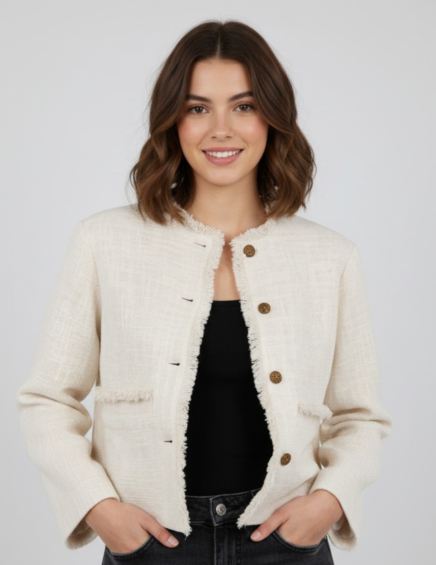 Chaqueta Sofia White Pack of 2 (1 S/M - 1 L/XL)