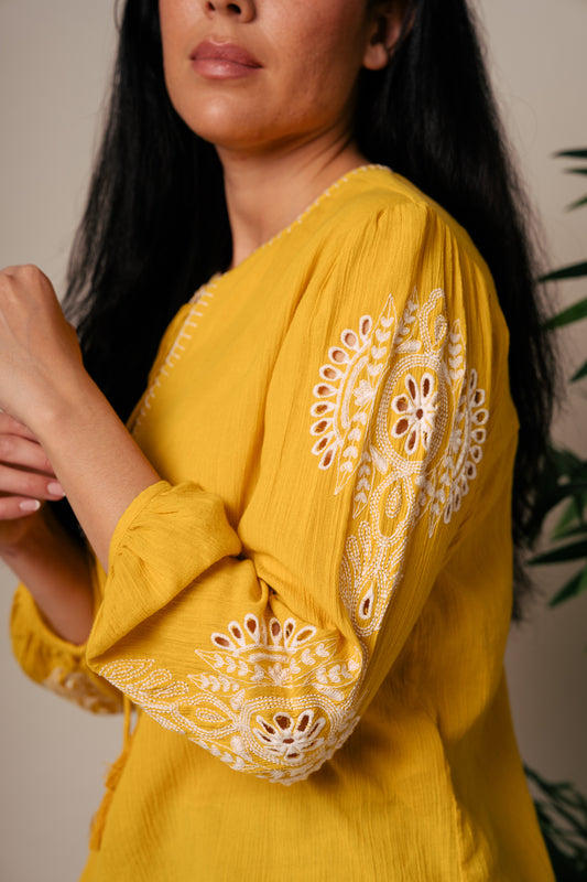 Scotch Blouse - Amarillo - Pack of 3 (1S-1M-1L)