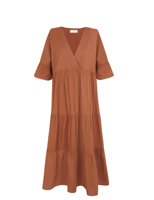 Vestido Classico II - Maroon - Pack of 3 (1S-1M-1L)