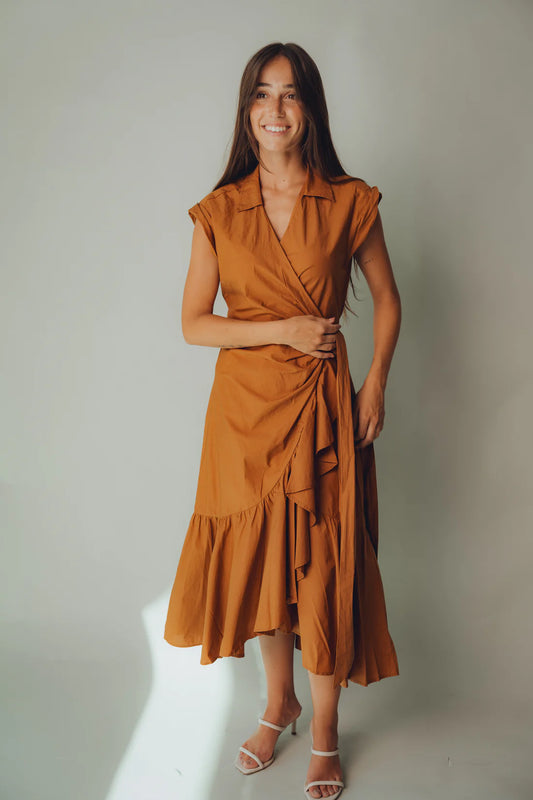 Vestido Classico I - Mostaza - Pack of 3 (1S-1M-1L)