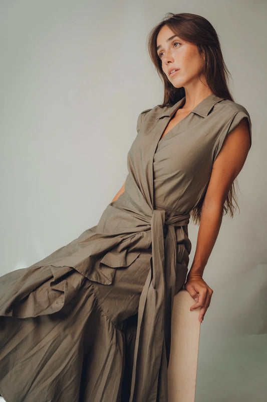 Vestido Classico I - Verde - Pack of 3 (1S-1M-1L)