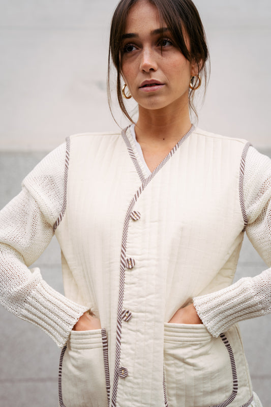 Crema Vest Pack of 2 (1S-1M)