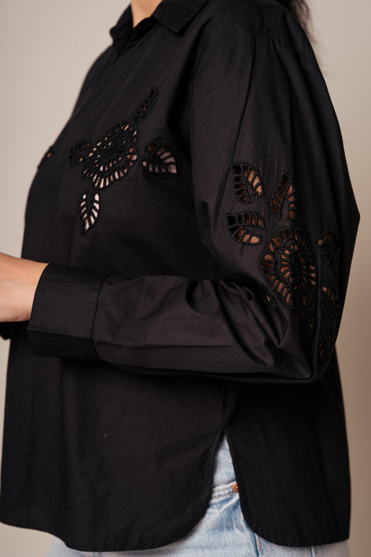 Classic Blouse - Negro - Pack of 3 (1S-1M-1L)