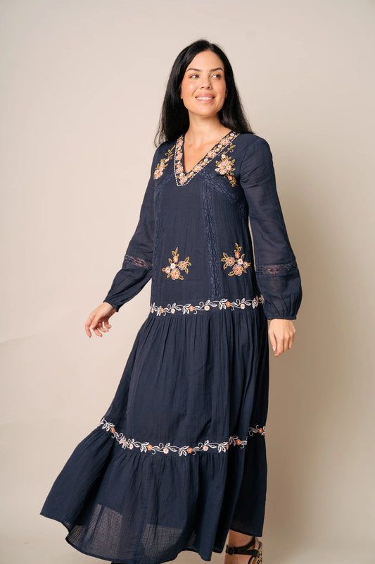 Marine Long Dress - Pack of 3 (1S-1M-1L)