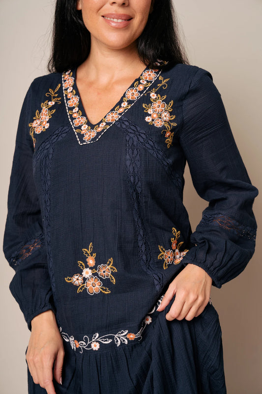 Marine Long Dress - Pack of 3 (1S-1M-1L)