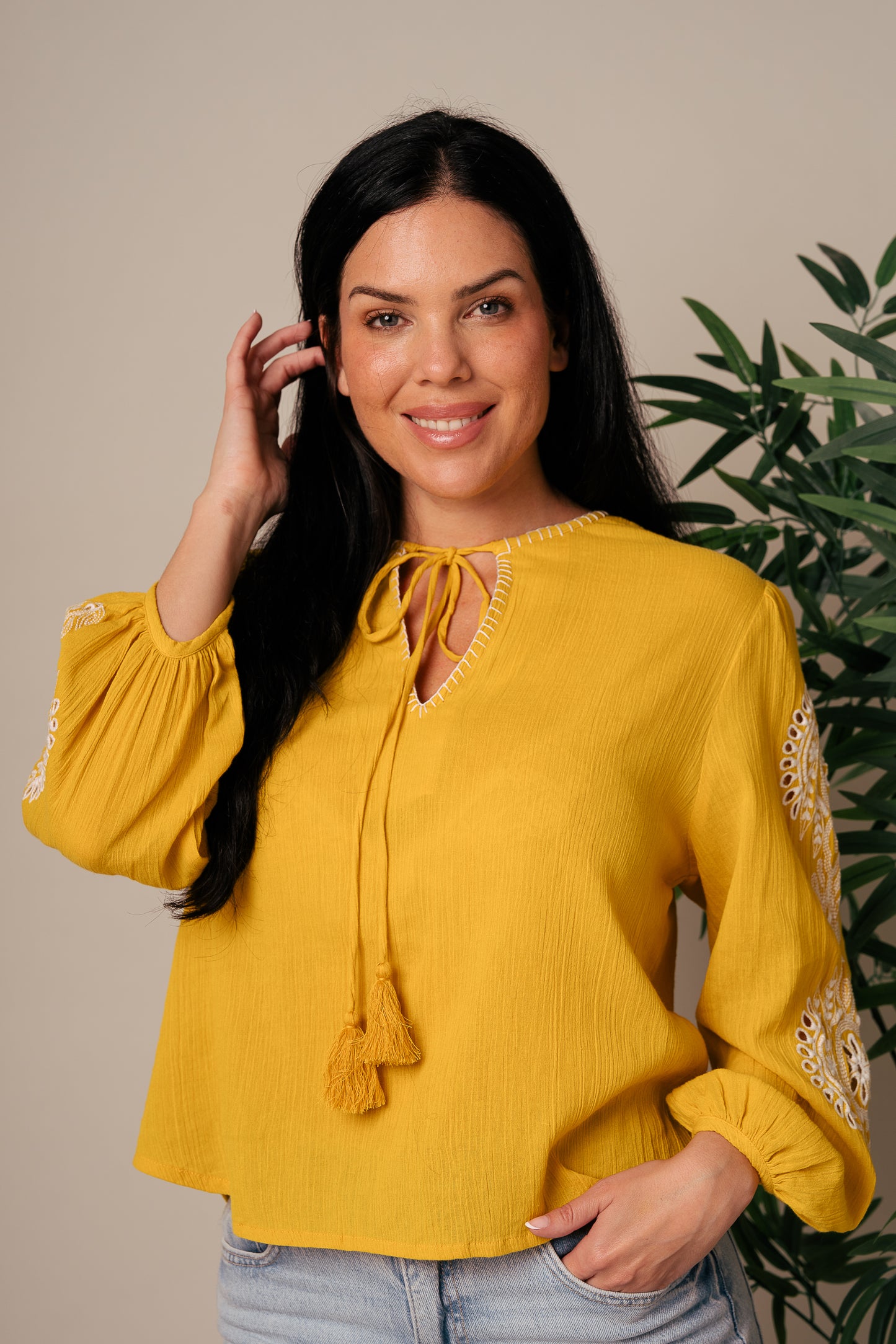 Scotch Blouse - Amarillo - Pack of 3 (1S-1M-1L)