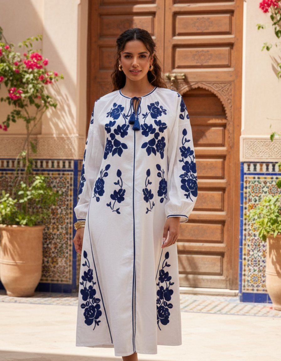 Altea Dress–Azul  Pack of 3 (1S–1M–1L)