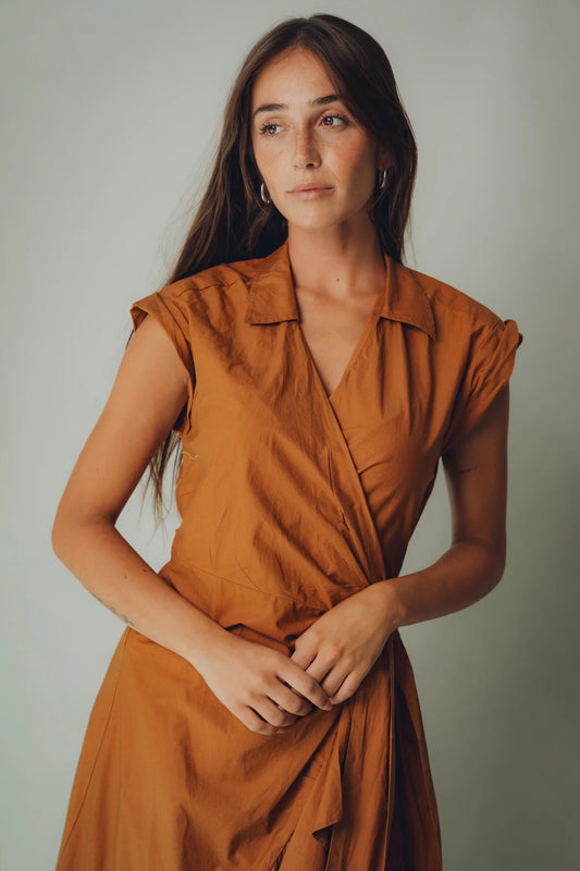 Vestido Classico I - Mostaza - Pack of 3 (1S-1M-1L)